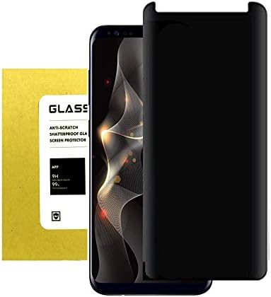 Halier rgy-dsgdfhh Privacy, Anti-Spy, Anti-Scratch, Anti-Peep Tempered Glass Screen Protector Shield for Samsung Galaxy S8 Plus