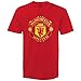 Manchester United Football Club Men's Soccer Crest T-Shirt