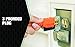 Heavy Duty Outdoor vinyl Power Extension Cord SJTW, Orange, 16/3, 100 FT.