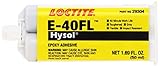 Loctite 237102 Gray 079340-29304-CQ E-40FL Hysol Epoxy Structural Adhesive, Flexible, 50 mL Dual Cartridge