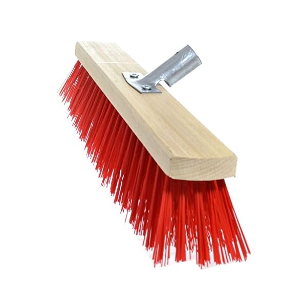 laguz Straßenbesen 60cm breit Besen Kehrbesen mit Metallstielhalter PVC mit Stiel – Bild 3
