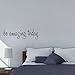 Be Amazing Today Quotes Wall Decals Inspirational Wall Decal Mirror Bedroom Decor Wall Stickers-6.6H X 23W inch