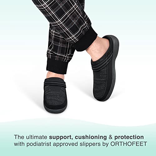 Orthofeet Innovative Orthopedic Slippers For Men Ideal For Plantar