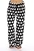 Just Love Women's Plush Pajama Pants, Medium, Dots