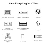 UM250-Mini-PC-AMD-Ryzen-5-PRO-2500U-4C8T-Windows-10-Pro-Mini-Computer-DDR4-16GB-RAM256GB-SSD-HDMIDPUSB-C-4K60Hz-Output-2X-RJ45-Port-4X-USB31-Port-WIFI6-AX200-BT51-Radeon-Vega-8-Graphics