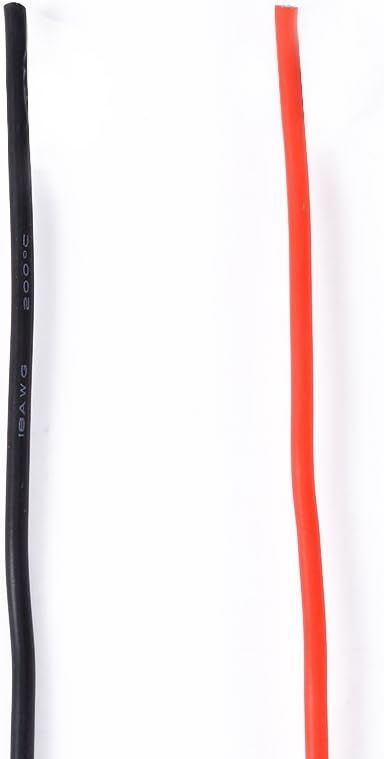 18AWG 5m Flexible Soft Silicone Cable Electronic Tinned Copper Stranded 18 Gauge Wire for RC Models Toy (2.5 Meter Red + 2.5 Meter Black) - Image 5