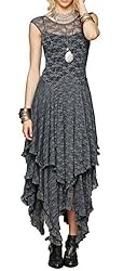 R.Vivimos Womens Sleeveless Backless Asymmetrical