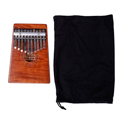10 Key Kalimba Thumb Piano Beautiful Mahogany Thumb Harp An African