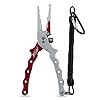 Piscifun-Aluminum-Fishing-Pliers-Braid-Cutters-Split-Ring-Pliers-Hook-Remover-Fish-Holder-with-Sheath-and-Lanyard