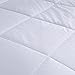 puredown® All Season Quilted Down Alternative Duvet Insert with Corner Tabs, Full/Queen Size (90x90 inch, White)