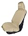 Seat Saver - Waterproof Removable Universal Car Bucket Seat Cover - Easy on and Off (BEIGE)