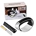FCNEHLM Garlic Press Stainless Steel - Garlic Mincer Rocker with Peeler Set, Professional Grade Kitchen Gadgets, Dishwasher safe, Rustproof