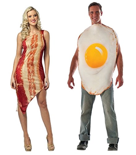 Bacon and Eggs Adult Couple Costume