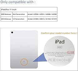 ProCase Cover for iPad Pro 11 Case 2020 & 2018 with