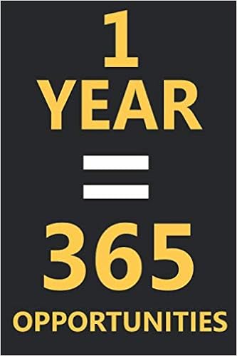 1 Year 365 Opportunities Motivational Quotes Lined Paper Journal Inspirational Journals To Write In Journals Stay Positive Amazon Com Books