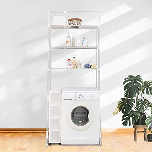 Hershii 3Tier Laundry Room Shelf Over The Toilet/Washing Machine