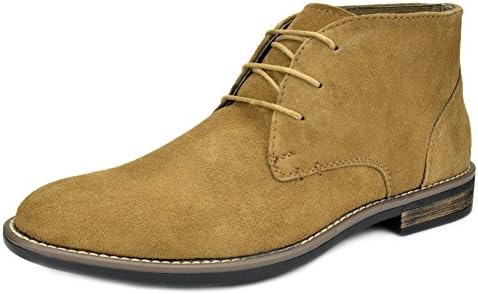 Bruno Marc Men's URBAN-01 Suede Leather Lace Up Oxfords Desert Boots