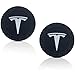 monochef Auto Sport 2.75 Inch Diameter Oval Tough Car Logo Vehicle Travel Auto Cup Holder Insert Coaster Can 2 Pcs Pack Fit Tesla Accessory