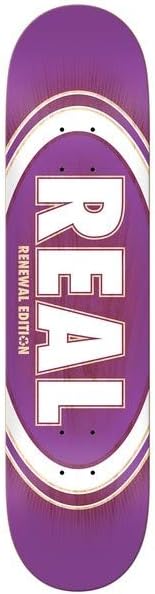 Real Purple Oval Burst Fade - 8.25 Inch Skateboard Deck