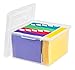 IRIS STORE-IT-ALL Letter and Legal Size File Box, Clear