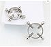 CRE-BILITY 1 Pair Multi-Functional Adjustable Surgical Steel Rings Shields Screw Body Piercing Circle Clamp (Multi Color)