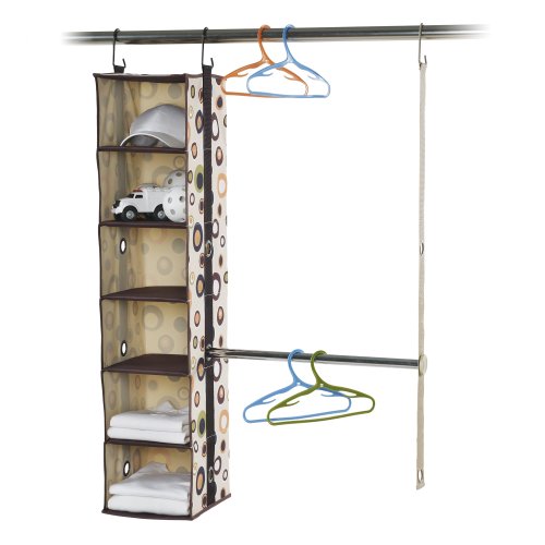 neatfreak 7129-D3 neatKids 6 Shelf Closet Organizer, Pop Rocks