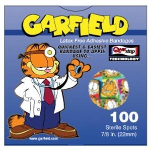 Garfield Careband Sterile Adhesive Character Bandages, 7/8