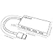 Albustar Ultra Slim 4-Port USB 3.0 Hub for Mac, PC, USB Flash Drives,High Definition Camera,Audio Devices and Other Devices(5Gbps Transfer Speed, Plug-and-Play, User-Friendly)-Black