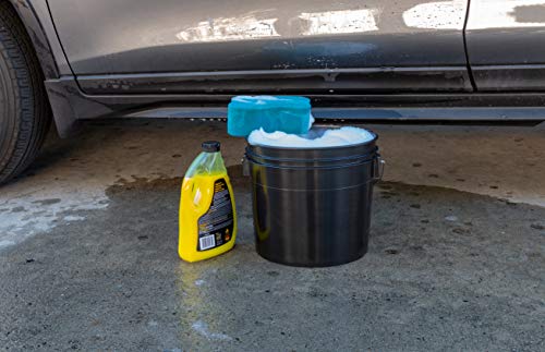 Argee 3.5 Gallon Heavy Duty Bucket, Black (Pack of 10)