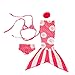 Ecore Fun 16-18 Inch Doll Clothes Mermaid Tail Outfit Swimsuit Bikini for America 18 Inch Girl Doll and 16 Inch Girl Doll