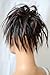 CAISHA XXL Hairpiece Scrunchie Updo Voluminous Slightly Wavy Messy Bun Brown Black Mix G24F