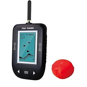 J & J Portable Fish Finder Wireless Portable Fish Fisher Fisher Sondeur Poisson Radar Pêche Sonar Fishfinder Profondeur Finder Finder Echo Sondeur