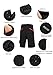 ARSUXEO Men's Loose Fit Soft Cycling Shorts MTB Mountain Bike Shorts Light Weight No Pad 1705 Black Size Medium