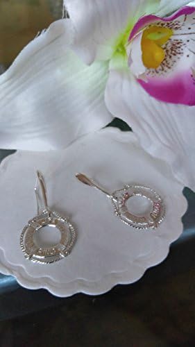 Steering Wheel earrings, Unique Nautical silve Jewelry, Boat Wheel , Ships' Weel Silver Earrings, Sailor's Jewelry, Sea Lovers' Gift.
