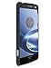Moto Z Force Case, Customerfirst, Rugged Impact Armor Hybrid Kickstand Cover with Belt Clip Holster Case for Lenovo Moto Z Force 5.5-inch Free Emoji keychain (Simply Black)