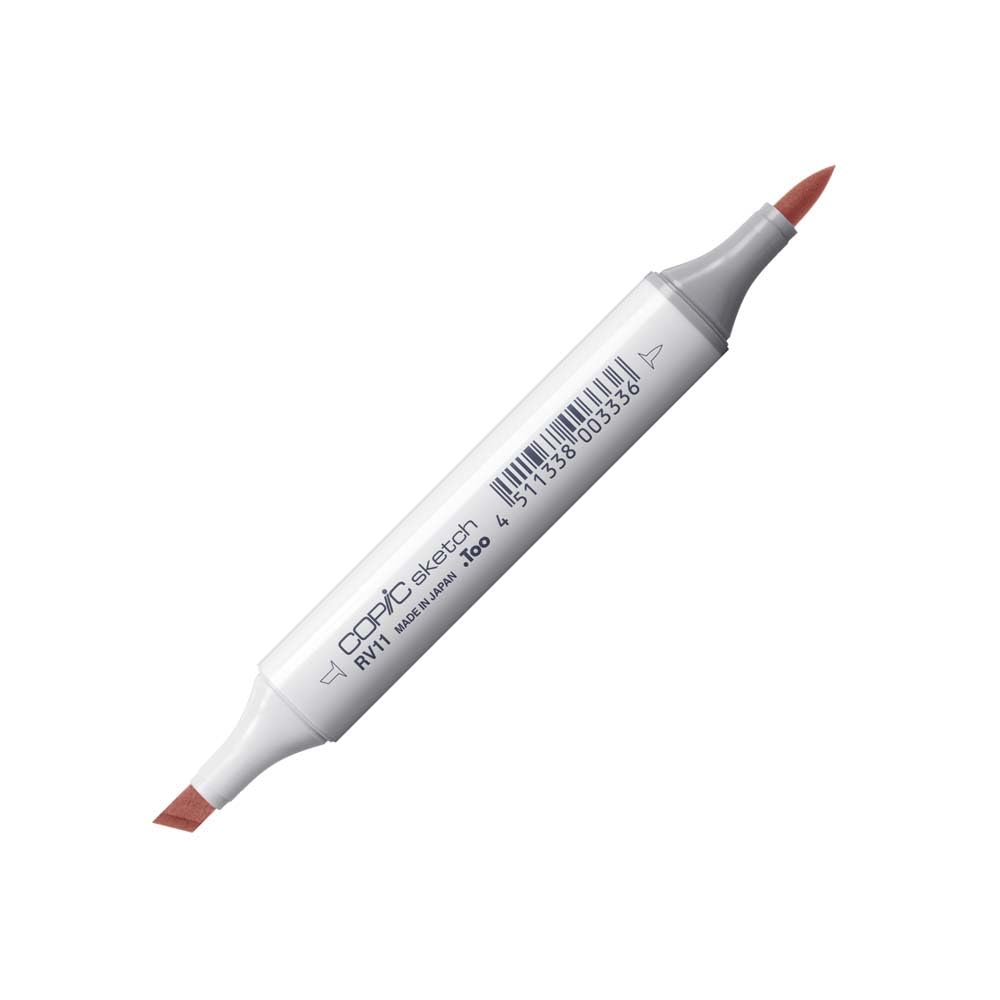 Copic Sketch Coloured Marker Pen - (RV-11) Pink, For Art & Crafts, Colouring, Graphics, Highlighter, Design, Anime, Professional & Beginners, Art Supplies & Colouring Books