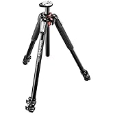 Manfrotto MT055XPRO3 055 Aluminium 3-Section Tripod Horizontal Column (Black)