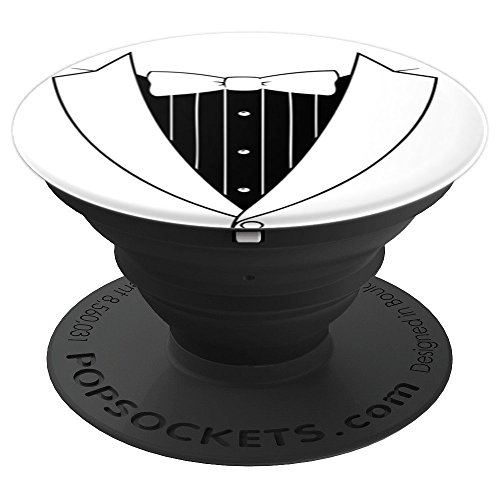 Tuxedo Print Pop Socket - PopSockets Grip and Stand for Phones and Tablets
