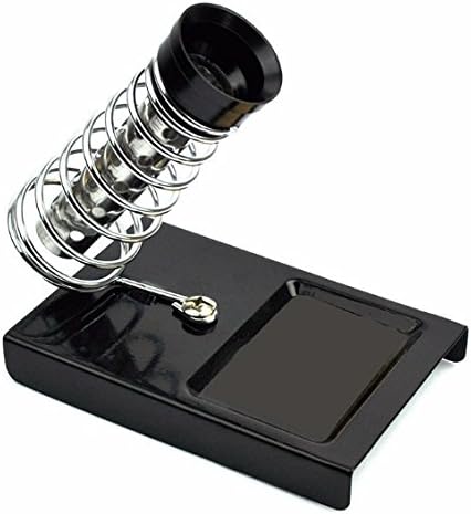 Soldering Iron Holder Soldering Iron Stand with Sponge & Heavy Duty Black Base