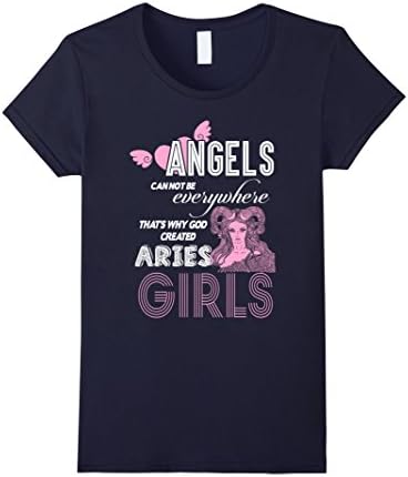 Women's Aries Girls - Angels tshirt Small Navy