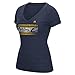 NBA Women's Woodgrain Stripe Tri-Blend V-Neck Tee