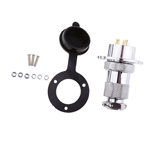 MonkeyJack New Brand Waterproof 25mm 3 Pole 12-24 Volt Deck Plug / Connector / Outlet