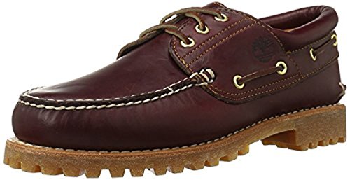 timberland authentics 3 eye classic burgundy pull up