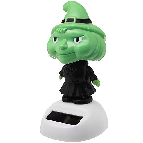 1 x solar bobblehead toy figure - dancing witch