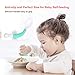 Baby Feeding Spoon Fork Set Utensil Bendable Handle Training, BPA Free, Kids Tableware in Assorted Colors for Infant Toddlers Easy Grip Self Feeding