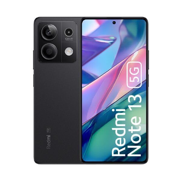 Xiaomi Redmi Note 13 5G - Graphite Black, 8GB RAM, 256GB - Unlocked Global Version (New)