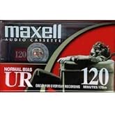 Maxell UR 120 - Cassettes- Normal BIAS - Box of 10 Cassettes
