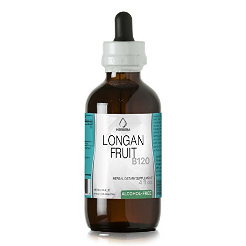 image for HerbEra Longan Fruit B120 Alcohol-Free Herbal Extract Tincture, Wildcr