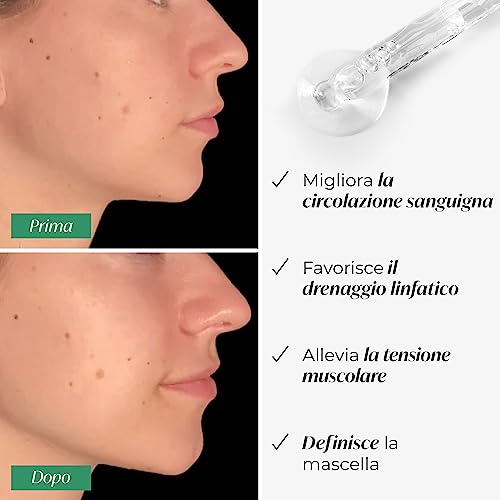 PLANTIFIQUE Gua Sha Face Jade | Jade Guasha Stone Massager Anti-Wrinkle | Skincare Face Massager Kit | Complete Gift Idea for Facial Body Feet Massage Original