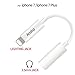 Lightning to 3.5 mm Headphone Jack Adapter, Anskp Lightning Port to 3.5 mm AUX Female Audio Jack Headphone Cable Adaptor for iPhone 7 / 7 Plus-No Calling Function and Volume Control